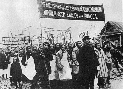 8 marzo 1917 manifestació de les dones de  Petrogrado en http://callecombativa.blogspot.com 